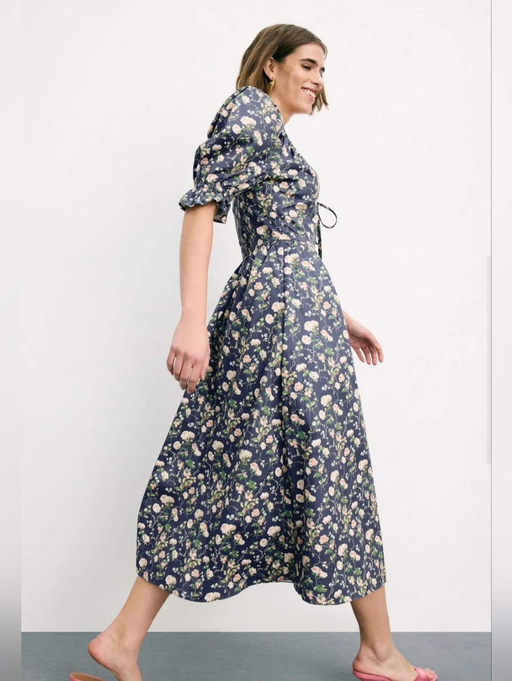 HILL HOUSE HOME THE OPHELIA DRESS SIZE XS MSRP $198 - Picture 3 of 11